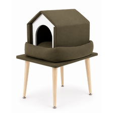 Nobleza domček pre mačku 45x55x76cm KHAKI