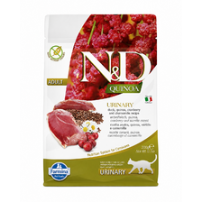 Farmina N&D cat QUINOA (GF) adult, urinary, duck & cranberry 300g