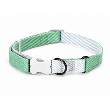 Obojok s kostičkou S 1,5 cm x 30-50 cm zelená