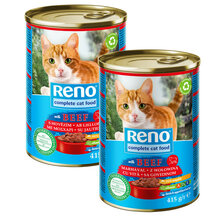 Reno konzerva mačka 415g hovädzie kúsky