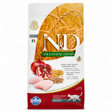 N&D cat AG adult chicken, spelt & pomegranate 1,5kg