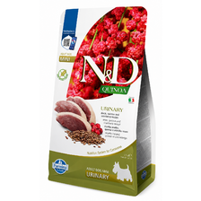 Farmina N&D dog QUINOA (GF) adult mini urinary , duck & cranberry 1,5 kg