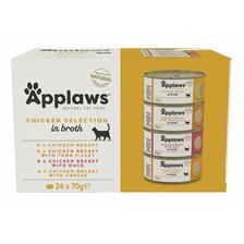 Applaws Konzervy Cat Chicken Selection multipack 12x70g in broth