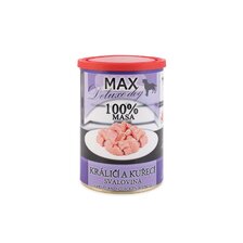 MAX králičia a kuracia svalovina 400g