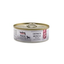 MAX konzerva pštrosia svalovina 80g