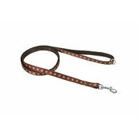 Vodítko dotty 15mm x 150cm hnedá