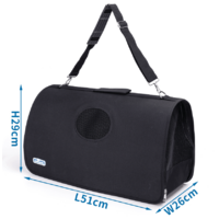Nobleza taška na prenos zvierat M 51 x 26 x 29 cm čierna