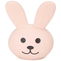 Nobleza latextová pískacia hračka ružový králik 8,5 cm