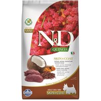 Farmina N&D Dog QUINOA (GF) adult mini, skin & coat, venison & coconut 2,5 kg