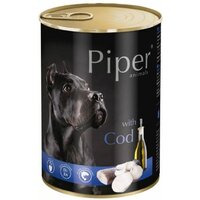 PIPER dog konzerva 800g - s treskou