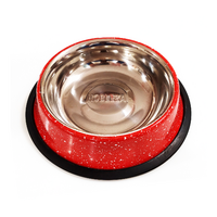 Miska ART červená 0,71L - 22,5x5,2 cm