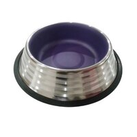 Nobleza miska s gumou L, 22,5 x 5,2 cm, 0,71l fialová