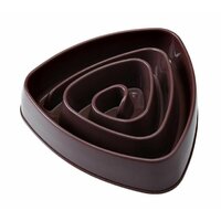 Protihltacia miska trojuholník hnedá