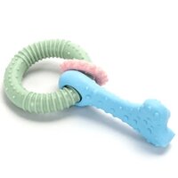 Nobleza hračka gumená 3 v1 spojená 17,3 cm modrá