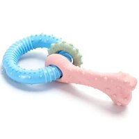 Nobleza hračka gumená 3 v1 spojená 17.3 cm ružová