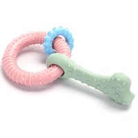 Nobleza hračka gumená 3 v1 spojená 17.3 cm zelená