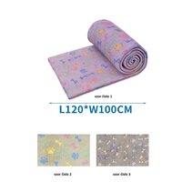 Nobleza plyšová deka fialová (vzor 1) L 120x100cm