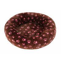 Amélia de luxe tmavohnedá s ružovou labkou 50cm A62