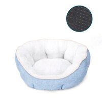 Nobleza pelech 57x52x18cm bledomodrý