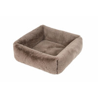 Peliešok Cube Fox 56x56 cm sivohnedá