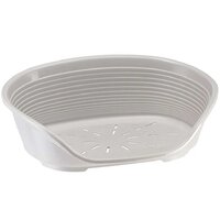 Plastový pelech Siesta deluxe 8 svetlosivý