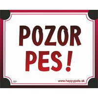 Tabuľka Pozor Pes