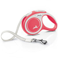 Vodítko Flexi NEW Comfort M páska 5 m červené (do 25 kg)