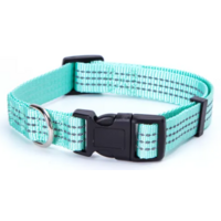 Nobleza obojok nylonový reflexný 2 x 35 - 50 cm mentolový