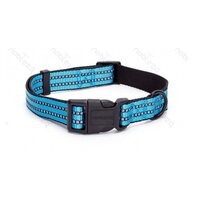 Nobleza Obojok s reflexným pruhom modrý 25-40 cm x1,5 cm