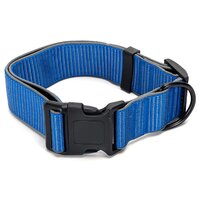 Reflexný obojok XXL 5cm x 60-80 cm modrý