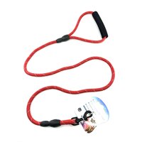 Nobleza vodítko s penovou rukoväťou 0,8 x 120 cm červené