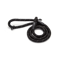 Vodítko s reflexným prešitím 120 cm x1 cm čierne