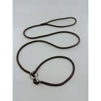 Výstavné vodítko CLASSY 6mm sťahovacie s brzdou hnedé