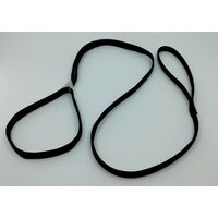 Výstavné vodítko so štipcom ploché čierne