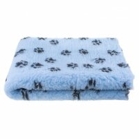 Deka VetBed Classic bledo modrá + čierna labka
