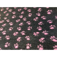 Deka VetBed Classic tmavo sivá + ružové labky