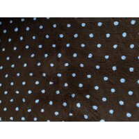 Deka VetBed DeLuxe č.46 hnedá + modrá bodka