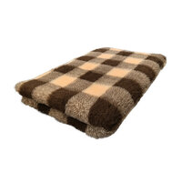 Deka VetBed DeLuxe č.65 hnedo-krémová KÁRO 