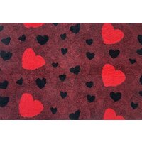 Deka VetBed DeLuxe č.77 SRDCE červené melír 