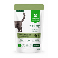 Natures P Prime KAPSIČKA cat adult serilised GF turkey & pheasant & cranberries 85 g