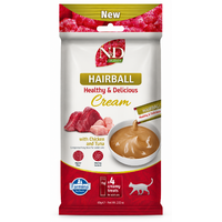 Farmina N&D Quinoa Creamy Hairball Chicken & Tuna Adult 60 g – krémový pamlsok pre mačky proti tvorb