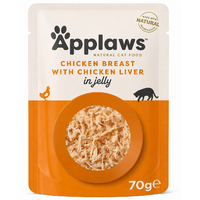 APPLAWS Cat Pouch Chicken with Liver in Jelly 70g