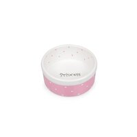 Keramická miska Princess ružová/biela 13cm