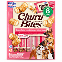 Pamlsok Inaba Churu Bites dog Kura s lososom 8 túb 96 g