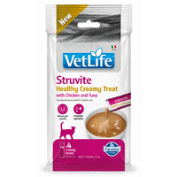 Farmina Vet Life Creamy Struvite Chicken & Tuna 60 g – krémový pamlsok pre mačky
