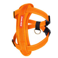 EzyDog Chest Plate Harness postroj pre psa oranžová + adaptér na bezpečnostný pás do auta ZDARMA