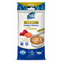 Farmina N&D Ocean Creamy Tuna & Salmon Adult 60 g – krémový pamlsok pre mačky s tuniakom a lososom