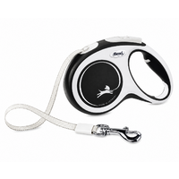 Vodítko Flexi New Comfort L páska 5 m čierne (do 60 kg)