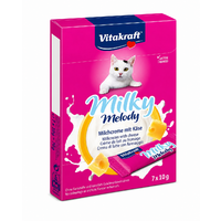 Vitakraft Cat Milky Melody Milk & Cheese 7 × 10 g