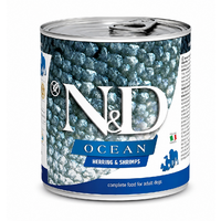 Farmina N&D Dog Ocean Herring & Shrimps konzerva 285g